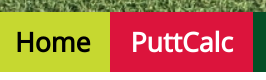 PuttCalc button on navigation bar
